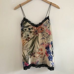 Sheet floral cami